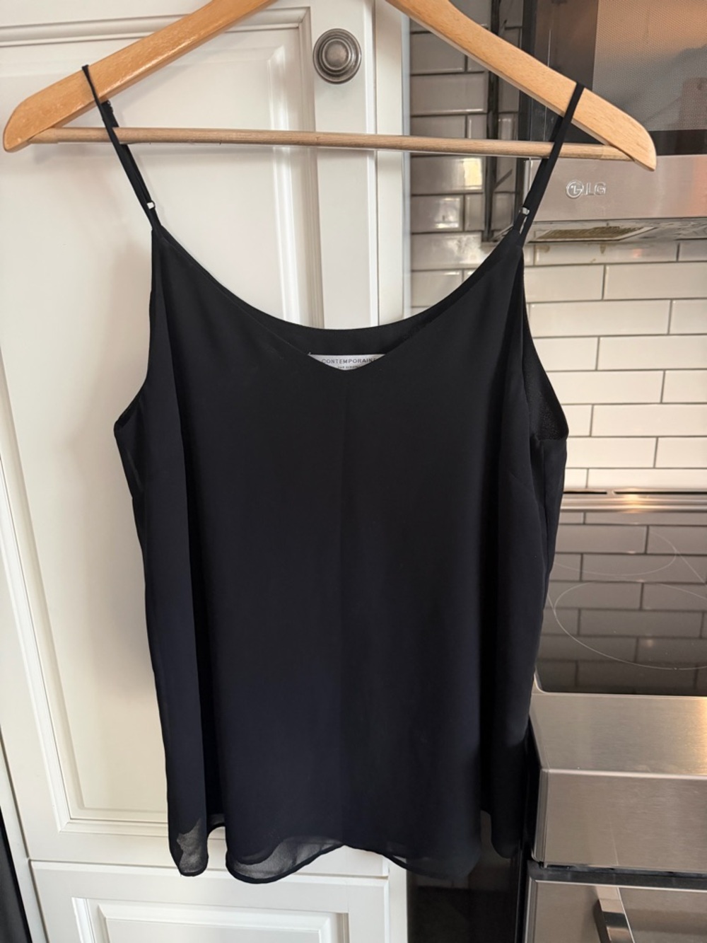 Simons Contemporaine Black Camisole Top sz S